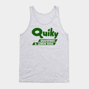 Quiky Grapefruit & Lemon Soda - Vintage Soda Pop Bottle Cap Tank Top